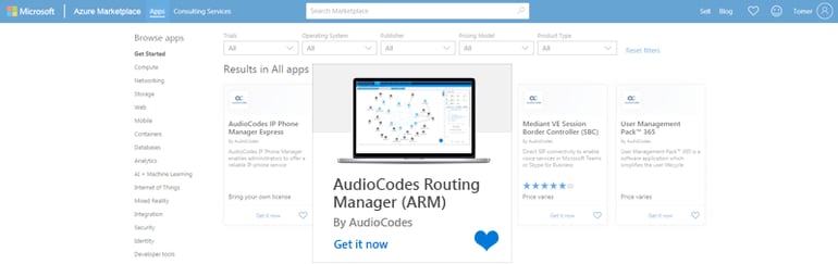Product-Notice-0370-AudioCodes-Routing-Manager-(ARM)-Now-Available-on-Microsoft-Azure-Marketplace-1