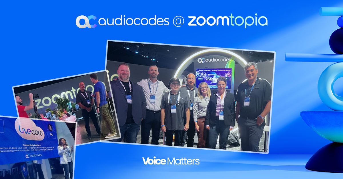 AudioCodes Shines at Zoomtopia: Uniting Voices for a Brighter Future